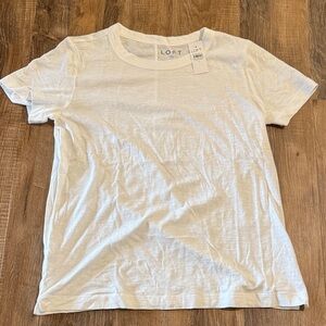 LOFT Classic White Short Sleeve Tee